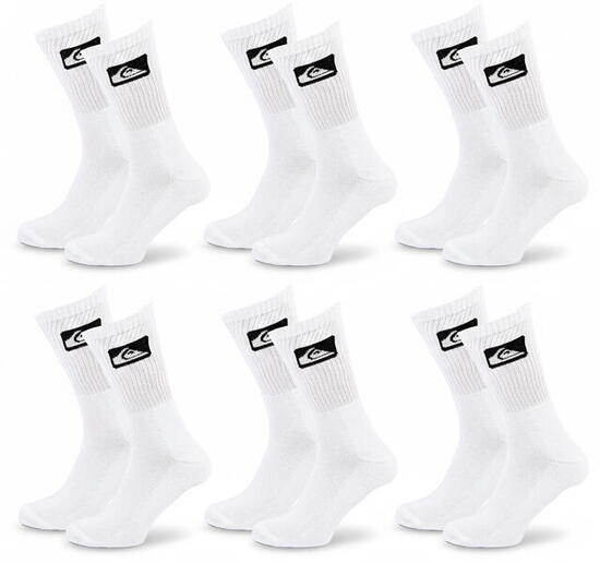 Quiksilver Pack de Chaussettes Enfant Crew Lot 6 Paires Sport Cushioned