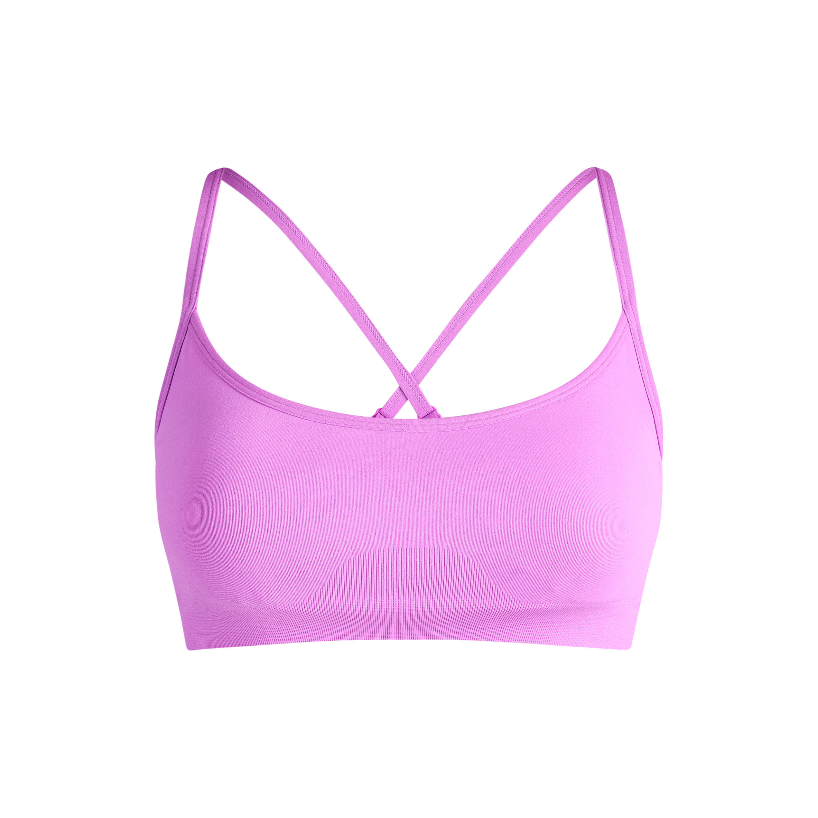 Soutien-Gorge À Bretelles Fines Et Sans Coutures, À Faible Adhérence Et Col Rond 2/4