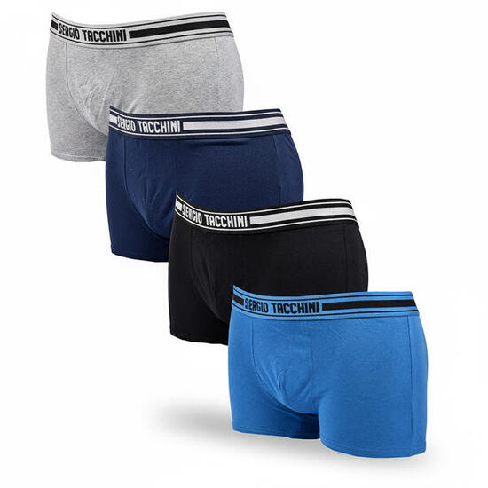 Sergio Tacchini Pack de Boxers Homme Lot de 4