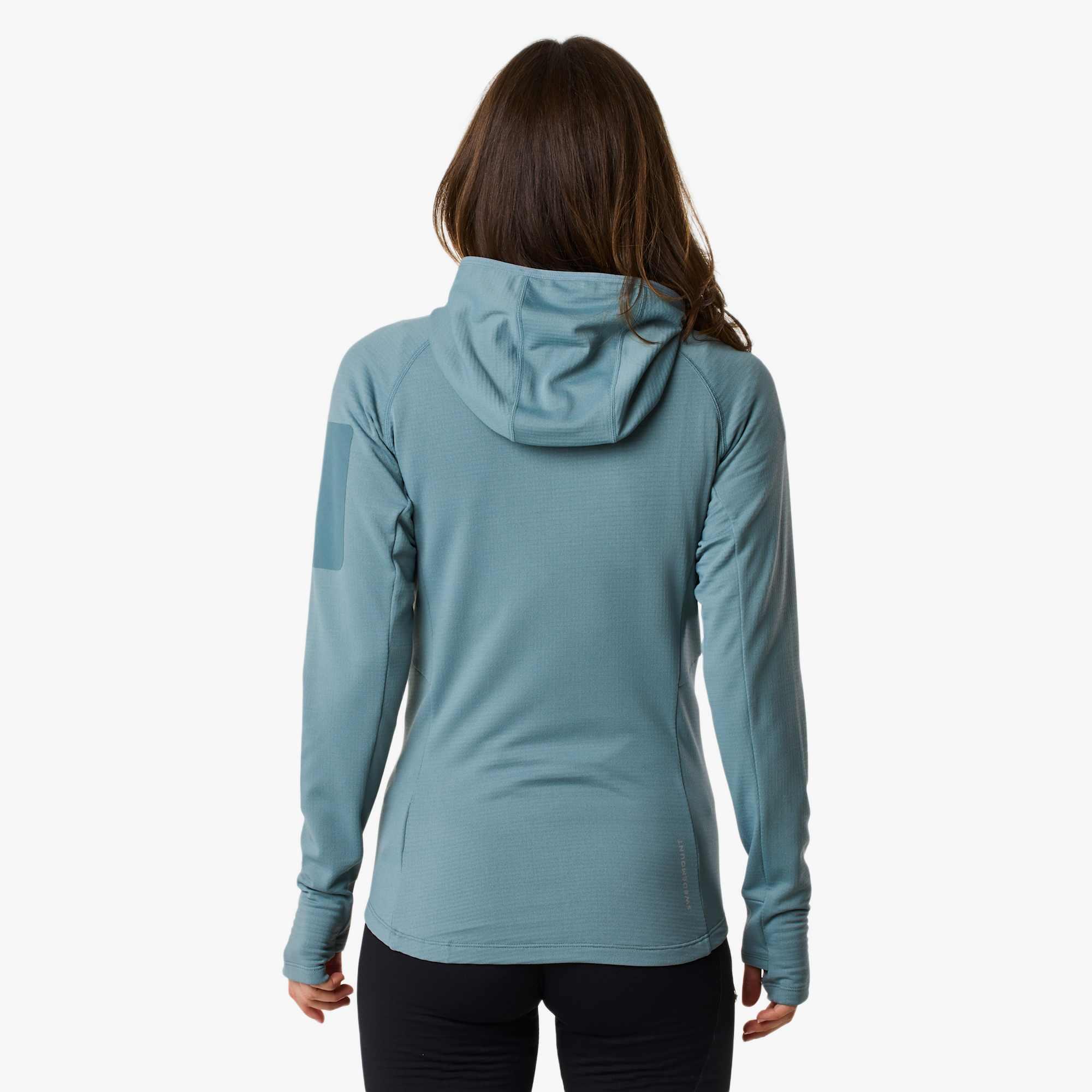 Felpa da allenamento da escursionismo da donna Ultra Light Tech Midlayer Hood 4/7