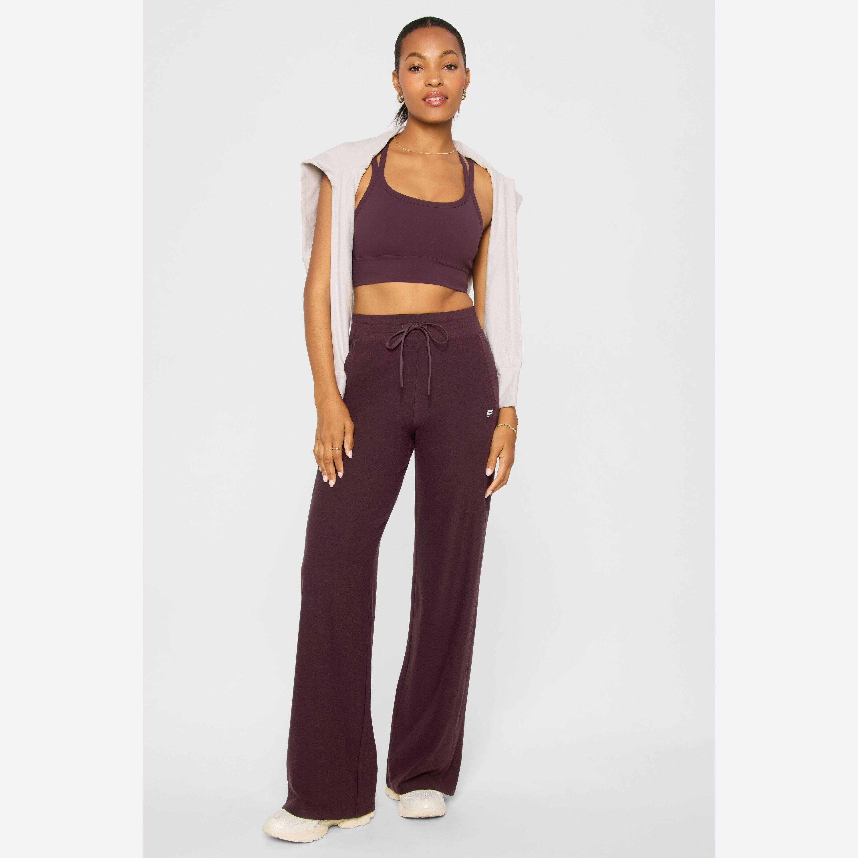 Pantalon Femme Cloud Jersey Wide Leg Pant Avec Jambe Large 3/5