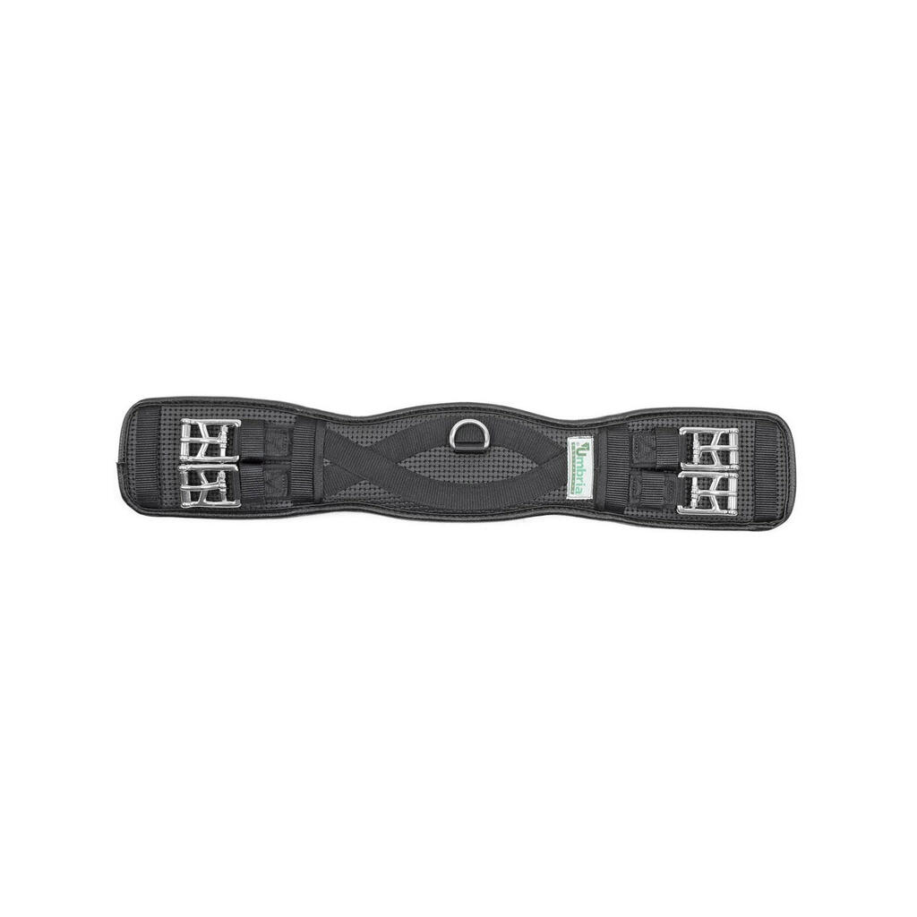 Dressage neoprene girth with spring buckles