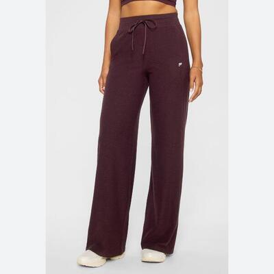 Damesbroek cloud jersey wide leg pant met wijd uitlopende pijpen