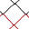 Pereche de plase fotbal 11 european bicolor PP împletit 4mm