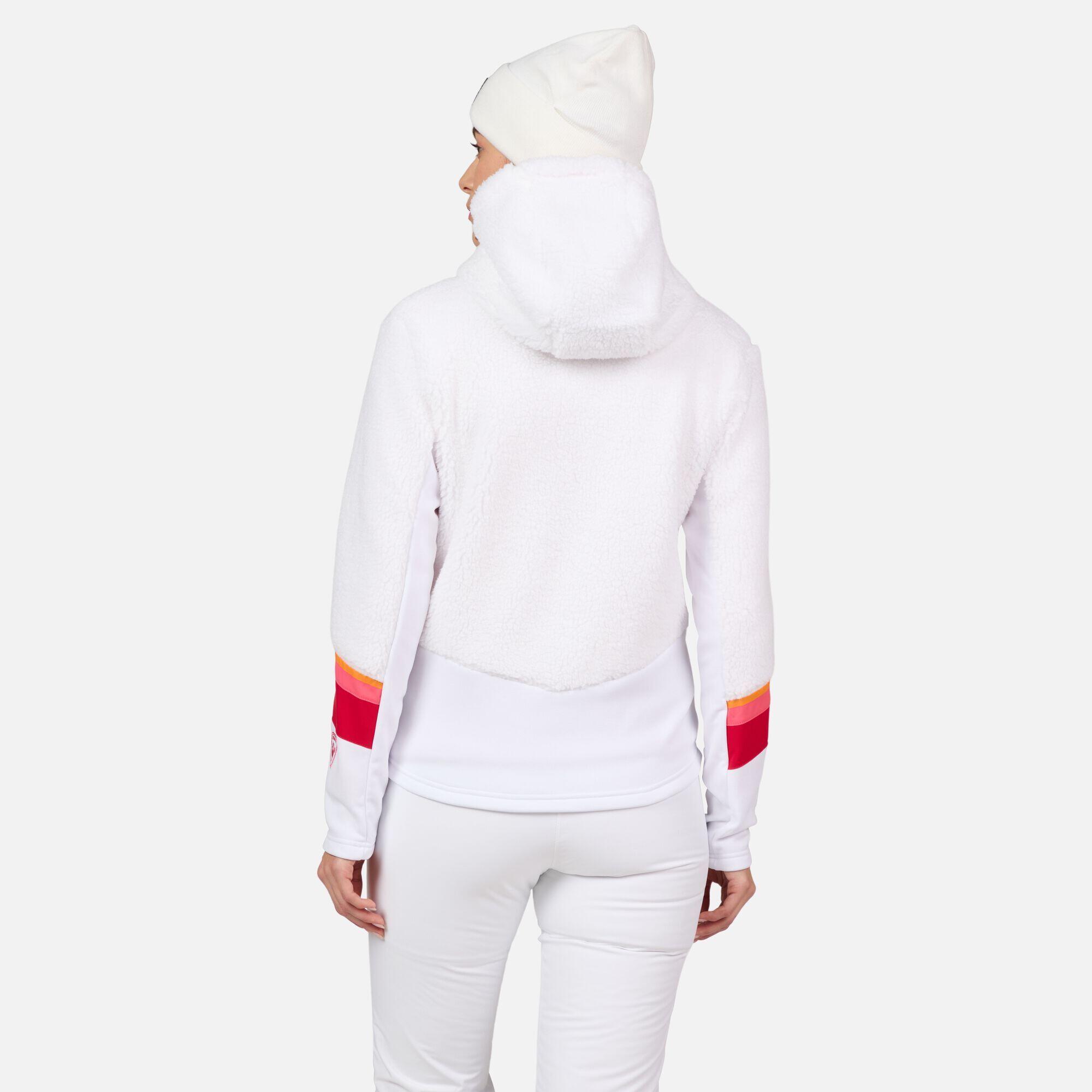 Vrouwelijke fleece skijas met volledige rits Rossignol Wispile 3/7
