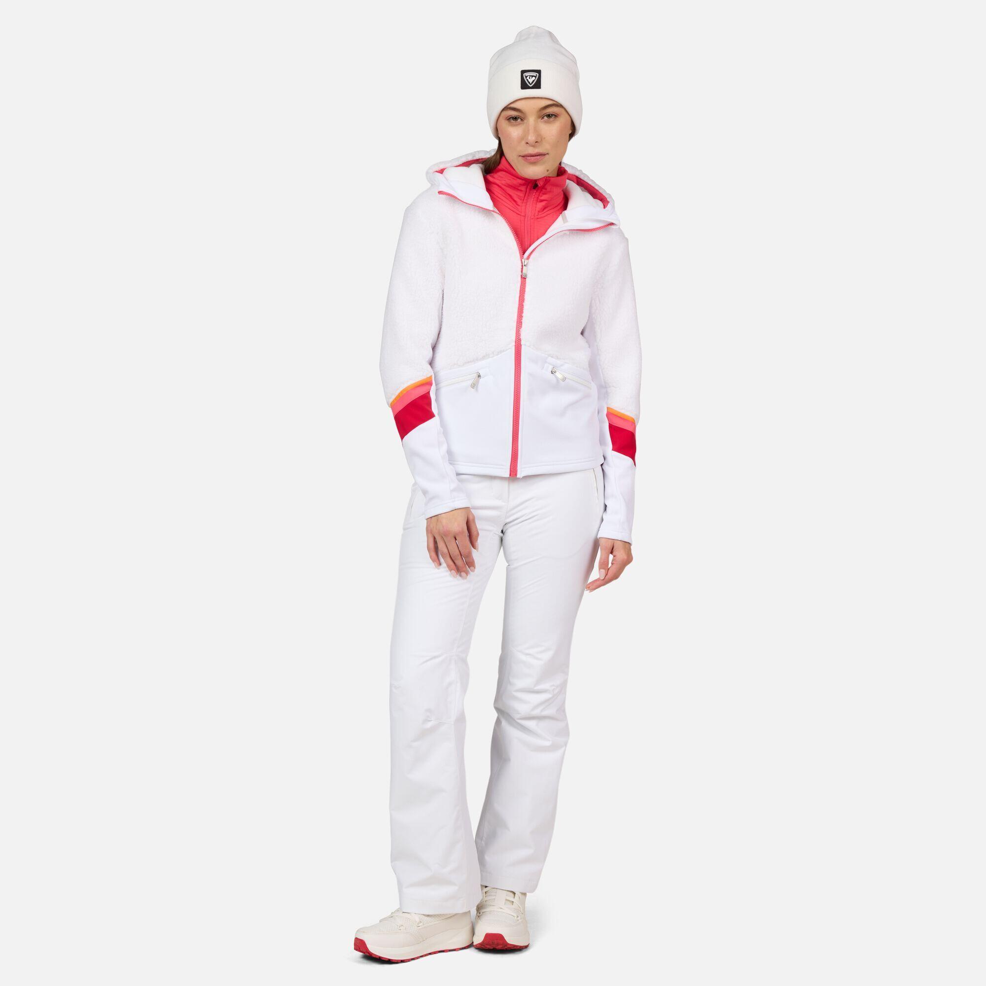Vrouwelijke fleece skijas met volledige rits Rossignol Wispile 4/7