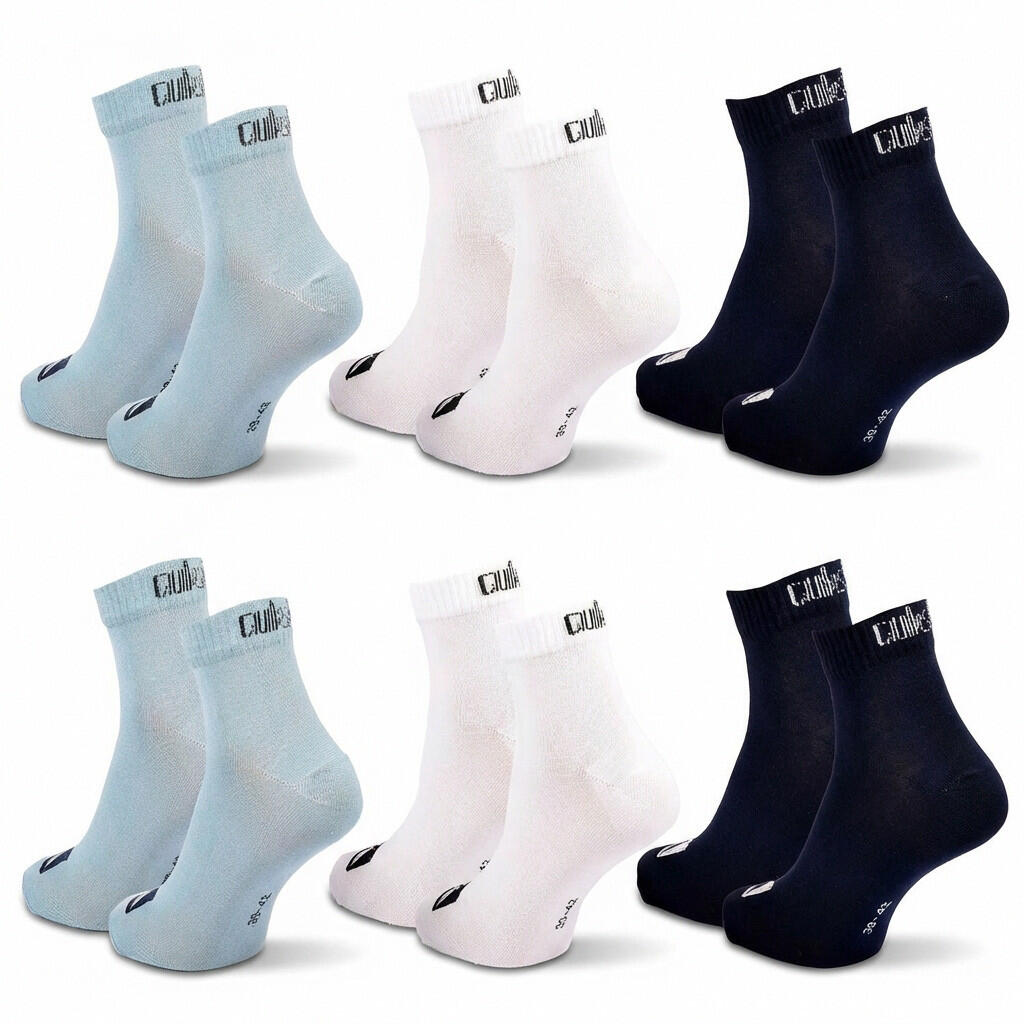Quiksilver Pack de Chaussettes Enfant QUARTER  Lot 6 Paires Sport 4/7