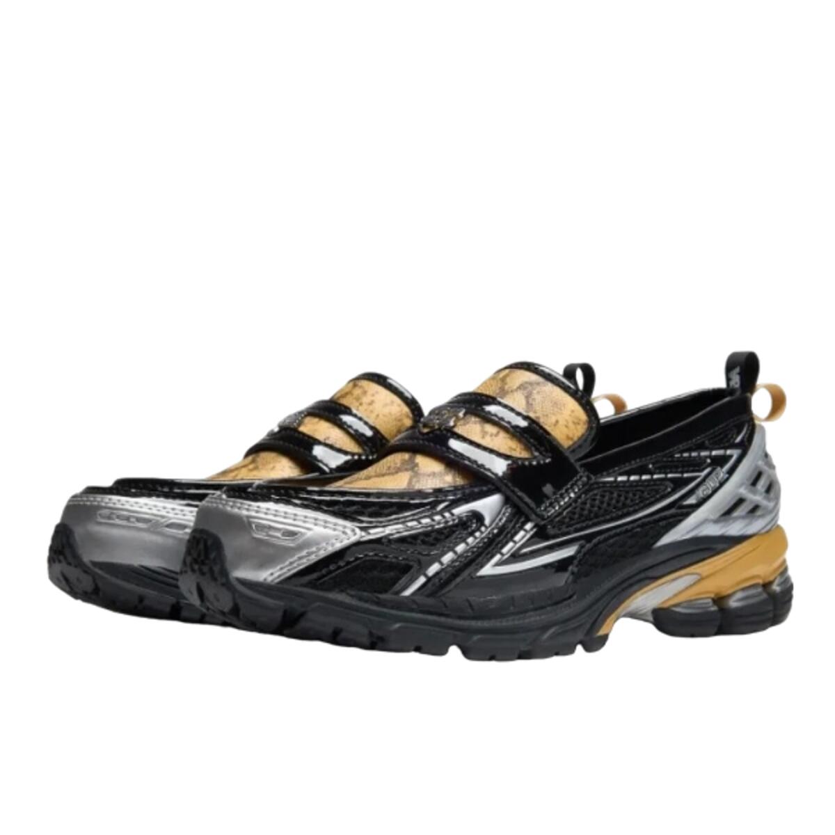 Chaussures  1906L GANNI Black Fall Leaf Snakeskin 2/3