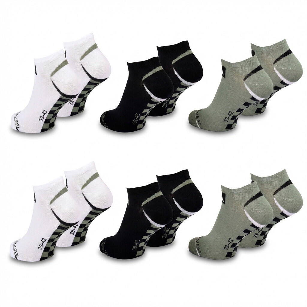 Quiksilver Confezione di calzini da uomo SNEAKER Set da 6 paia Sport 3/7