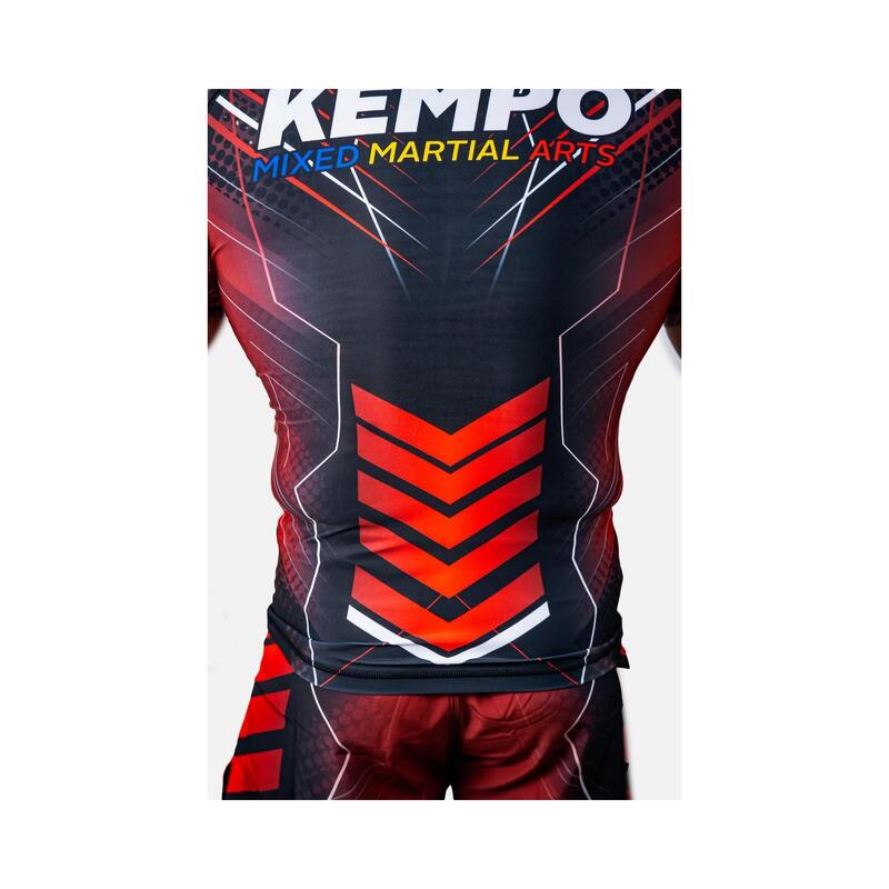 Rashguard ARMURA Kempo 3.0 Rosu Juniori
