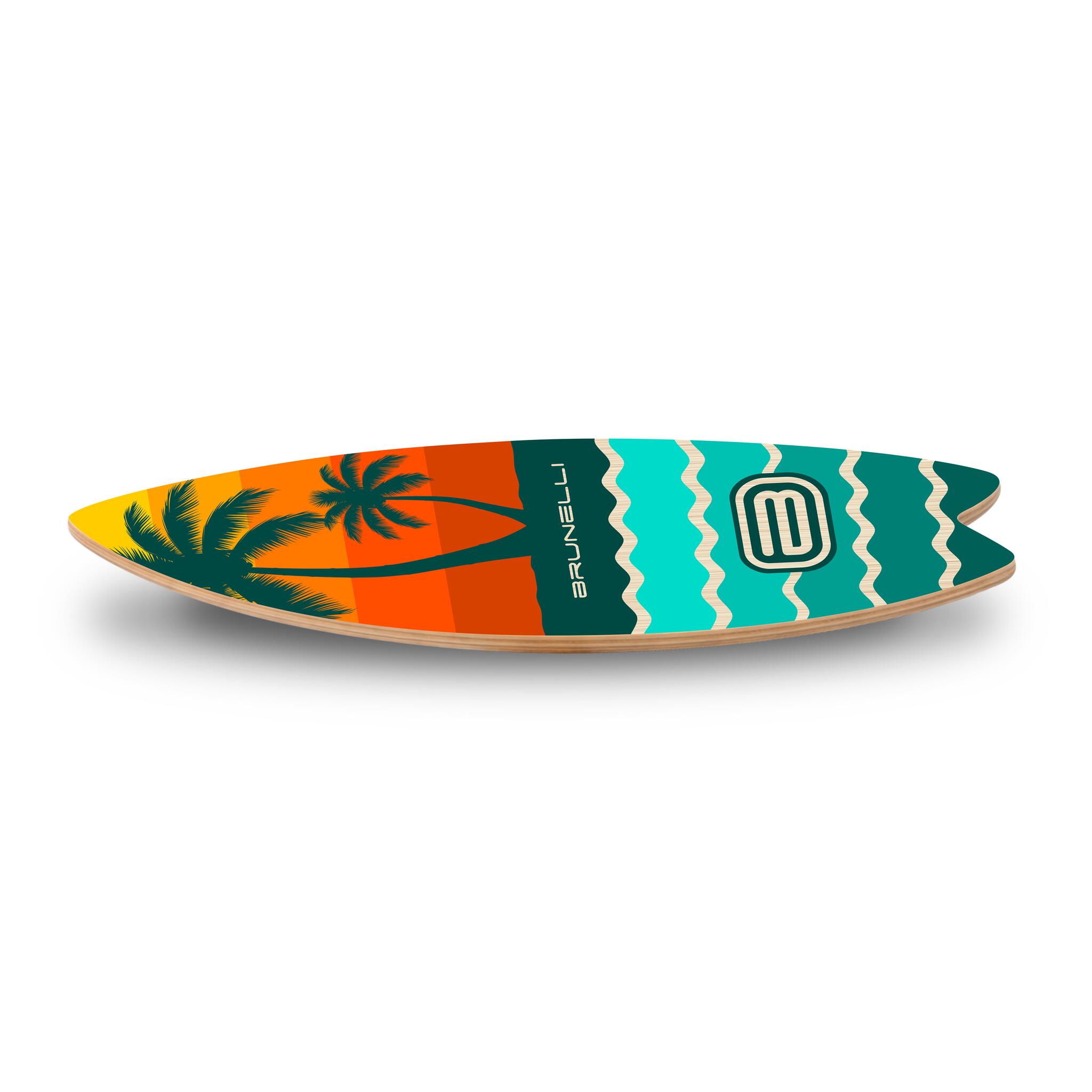 Surfer Balance Board Set Holz mit Halbkugel – Gleichgewicht & Koordination 3/5