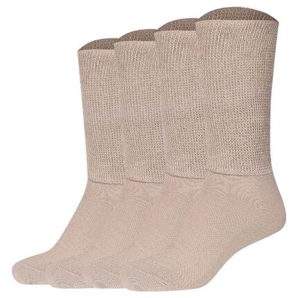 Socken Unisex 4er Pack-Organic Diabetic Socks 4P