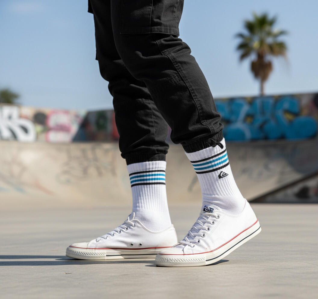 Quiksilver Confezione di calzini da uomo Crew Set da 6 paia Regular Lifestyle 2/7