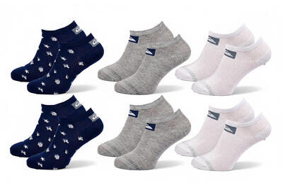 Quiksilver sneaker kindersokkenpakket, set van 6 paar, sport