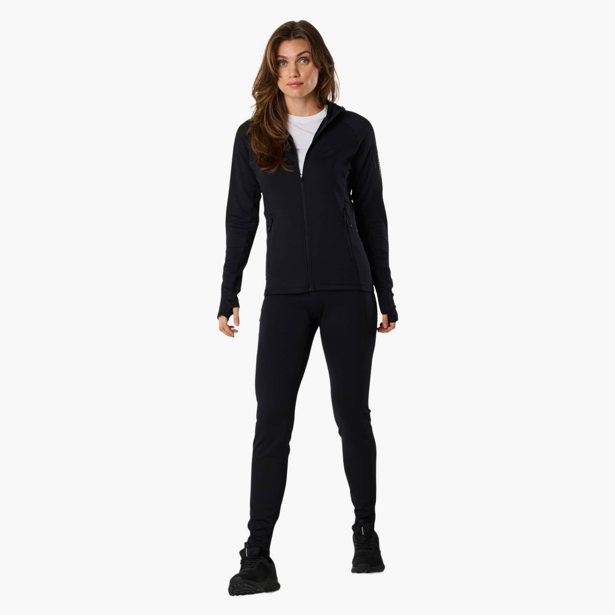 Felpa da allenamento da escursionismo da donna Ultra Light Tech Midlayer Hood 3/7