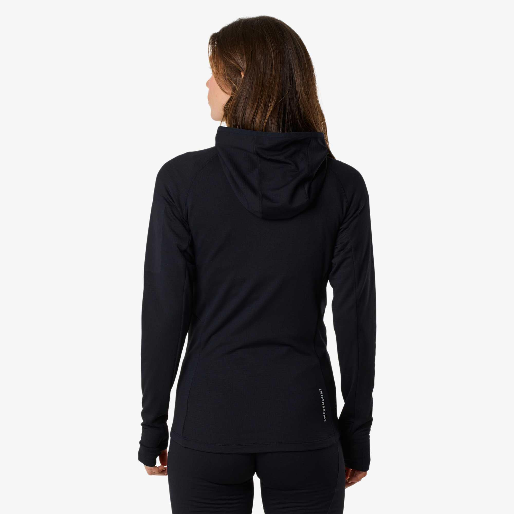 Felpa da allenamento da escursionismo da donna Ultra Light Tech Midlayer Hood 2/7