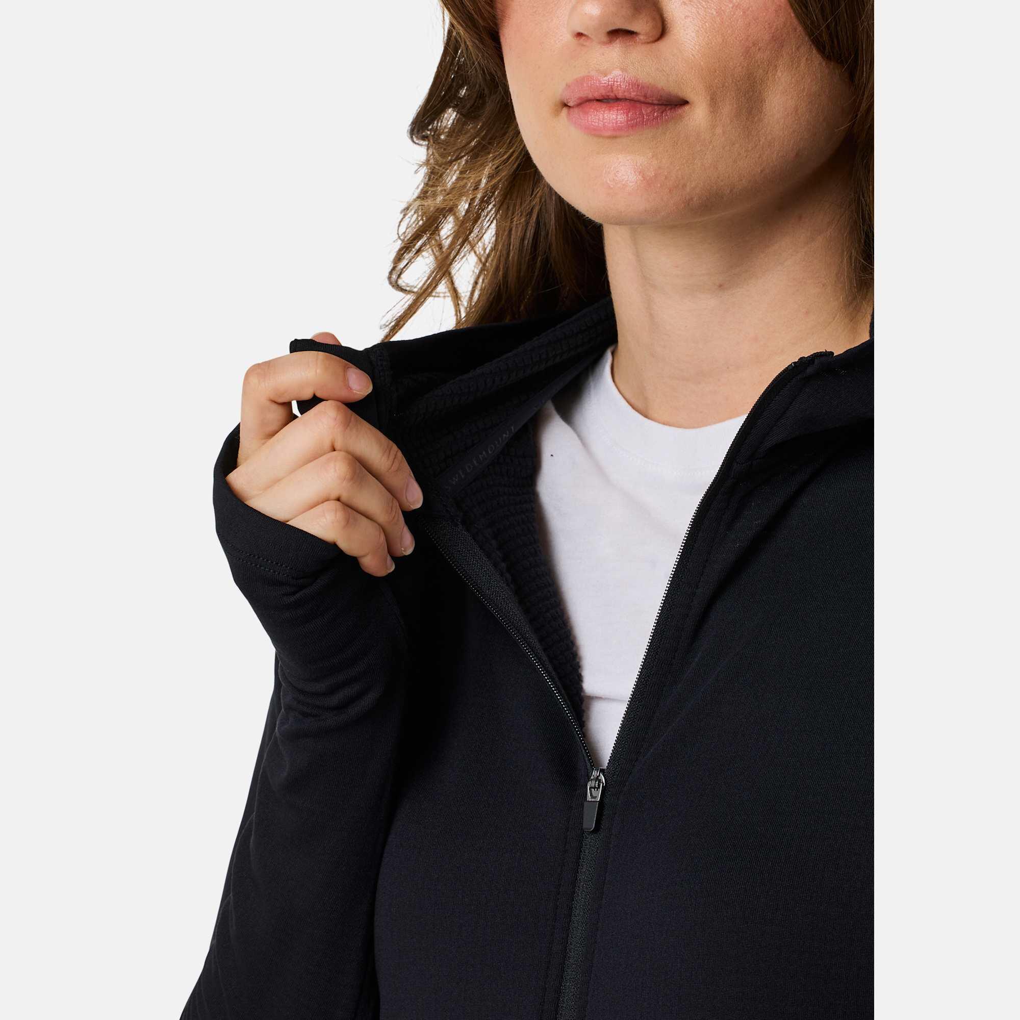 Felpa da allenamento da escursionismo da donna Ultra Light Tech Midlayer Hood 7/7