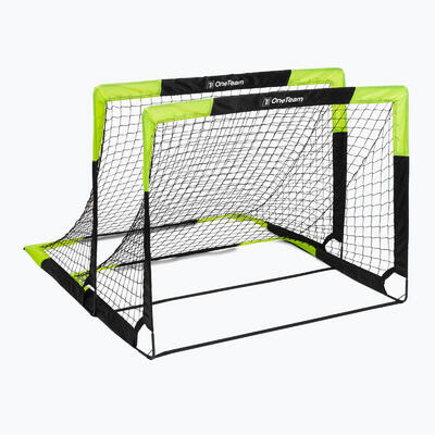 Oneteam goalify pop-up voetbaldoelen zwart