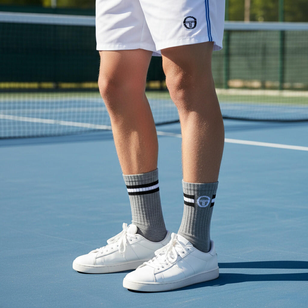 Sergio Tacchini Pack de Chaussettes enfant Tennis Crew Lot de 6 Paires 2/7