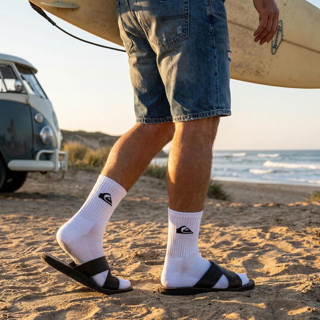 Quiksilver Confezione di calzini da uomo QUARTER Set da 6 paia Sport 2/7