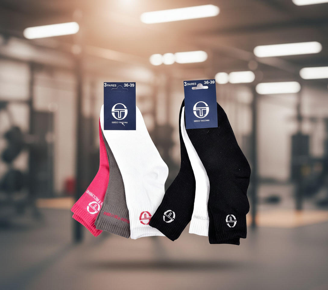 Sergio Tacchini Pack Calcetines cortos para niña Quarter Lote de 6 5/7