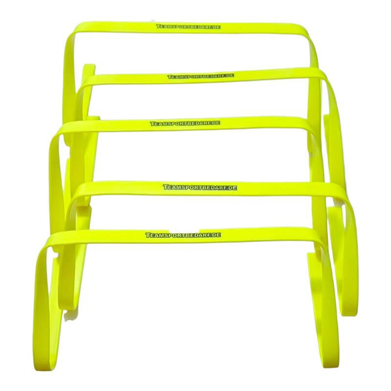 Set 5 obstacole antrenament Team flexibile, inaltime 30 cm
