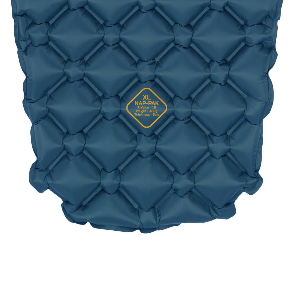 Materassino gonfiabile Highlander NAP-PAK XL - Valore R 1,5 - Blu 3/5