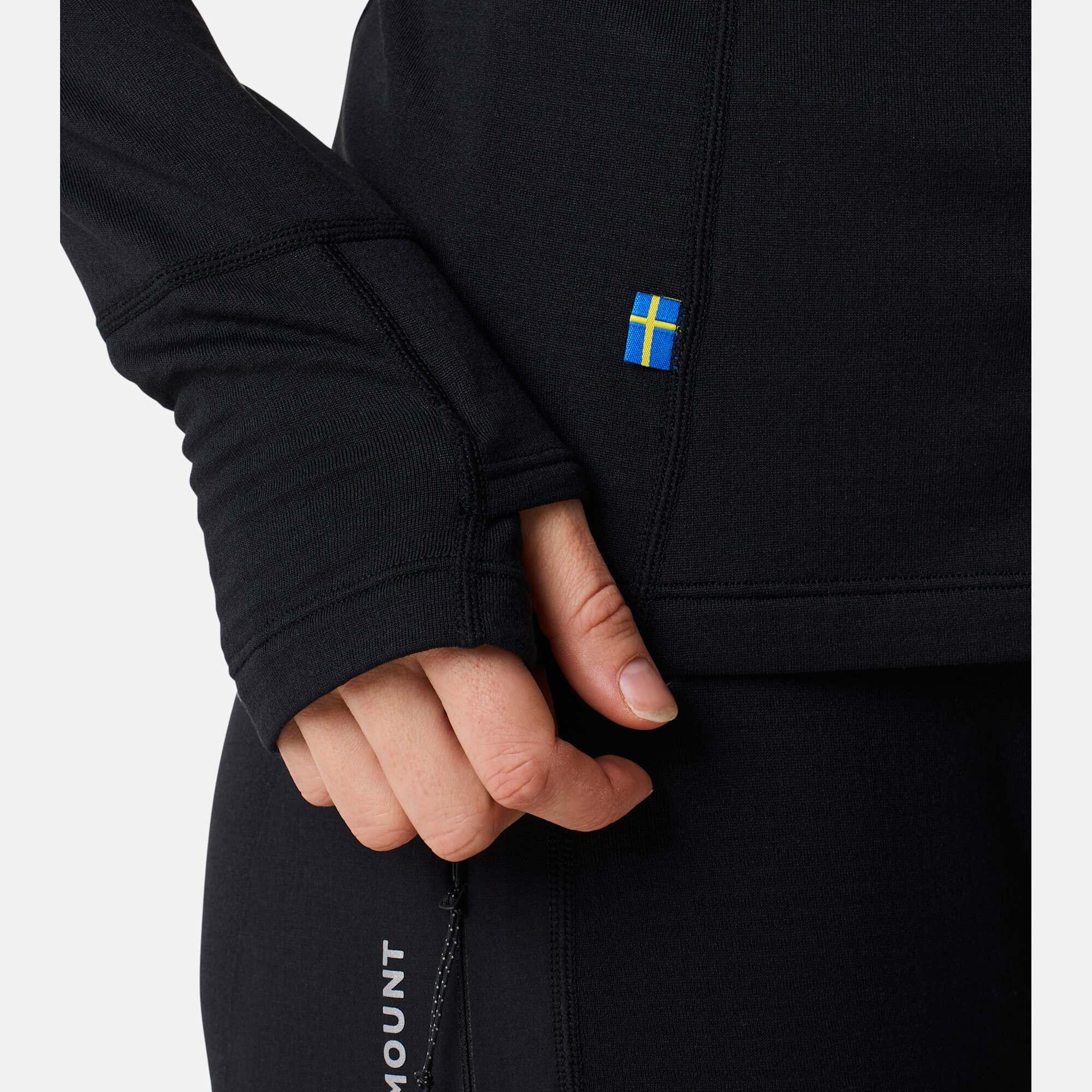 Pull randonnée femme respirant Ultra Light Tech Midlayer Full Zip entraînement 6/6
