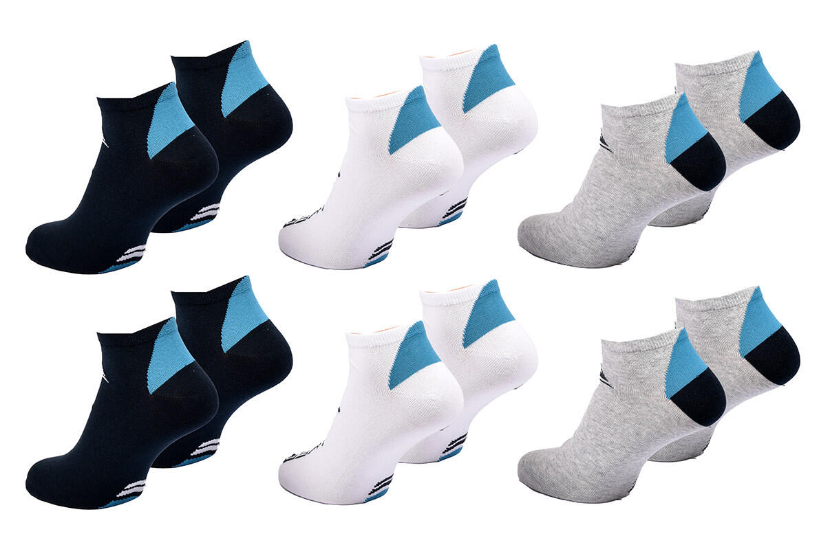 Quiksilver Confezione di calzini da uomo SNEAKER Set da 6 paia Sport 4/7