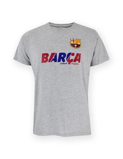 FC Barcelona Kinder-T-Shirt in Grau