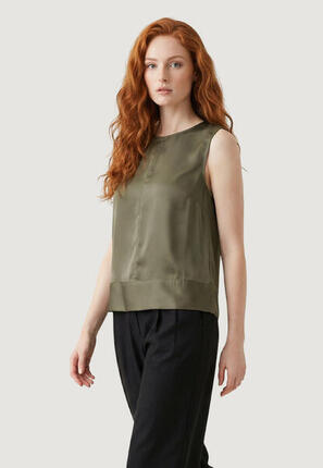 bandeau poitrine Onldorsi Aris Sl Loose Top Wvn Cc FEMME olive verte