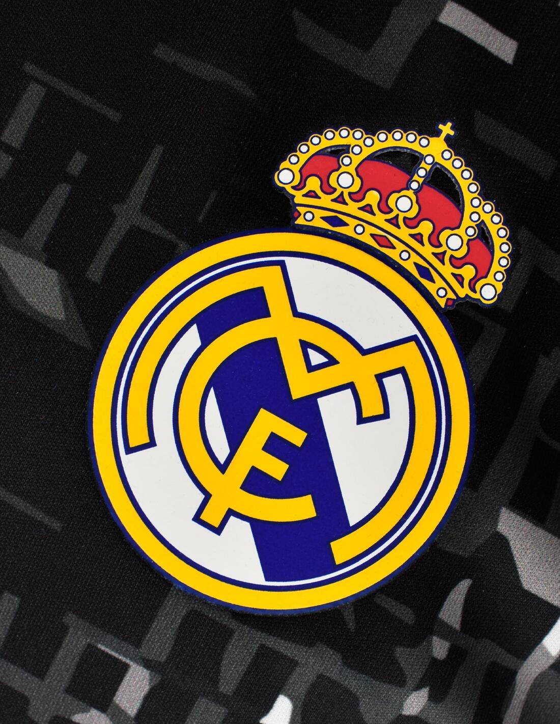 Maglia da allenamento Real Madrid Urban nera per bambini