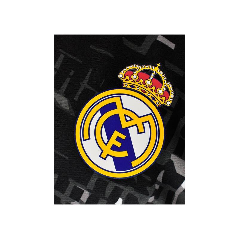 Maglia da allenamento Real Madrid Urban nera per bambini