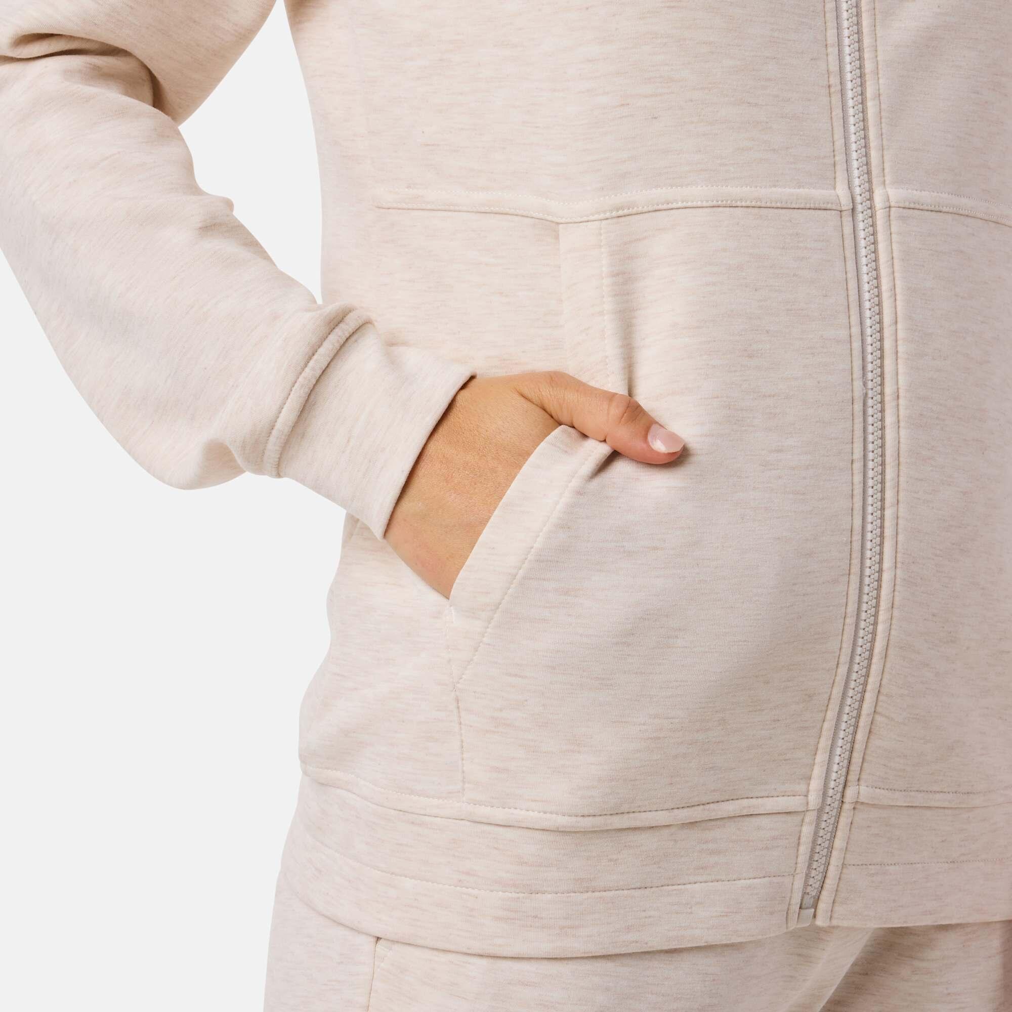 Damen Trainingssweater atmungsaktiv Move Soft Full Zip Hood 7/7