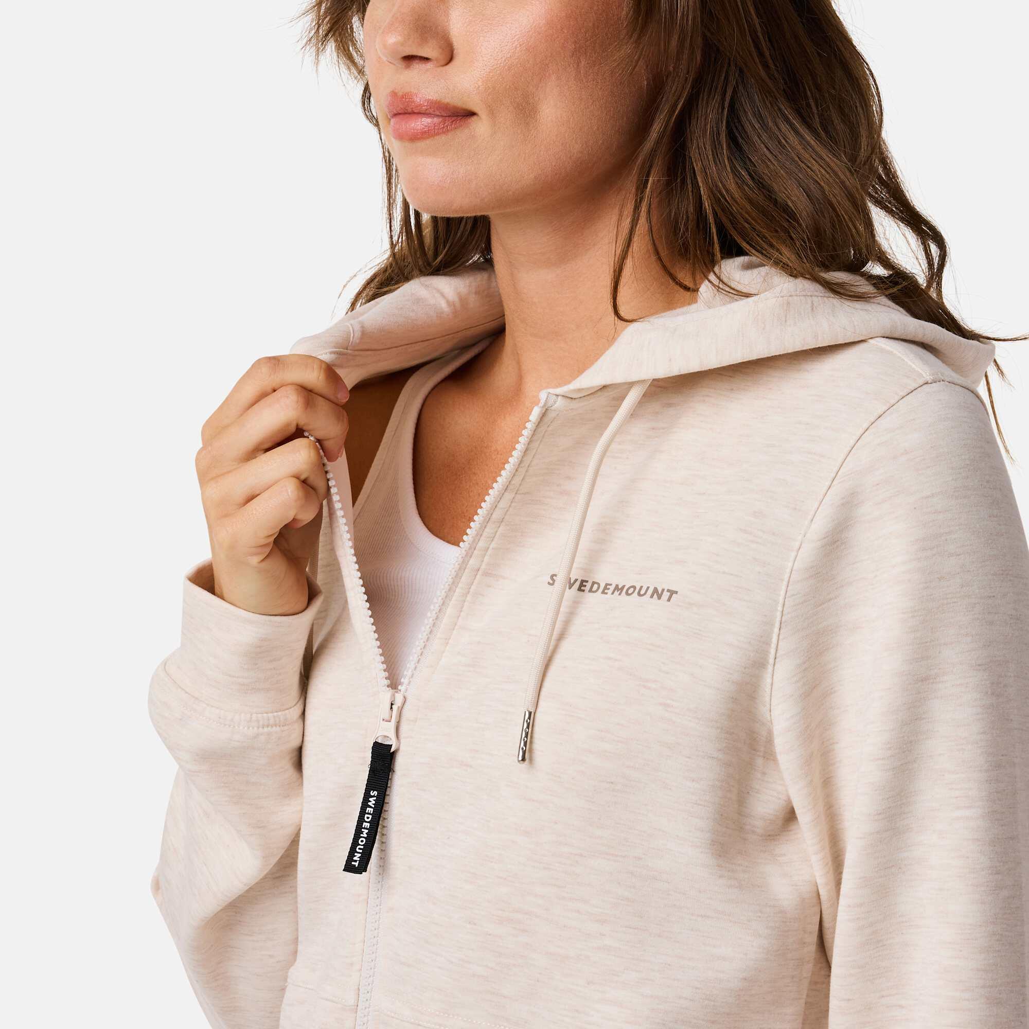 Damen Trainingssweater atmungsaktiv Move Soft Full Zip Hood 6/7