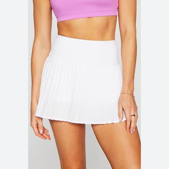 Damen Rock Hot Shot Pleated Classic Mini Skirt Aus Recycling-Material