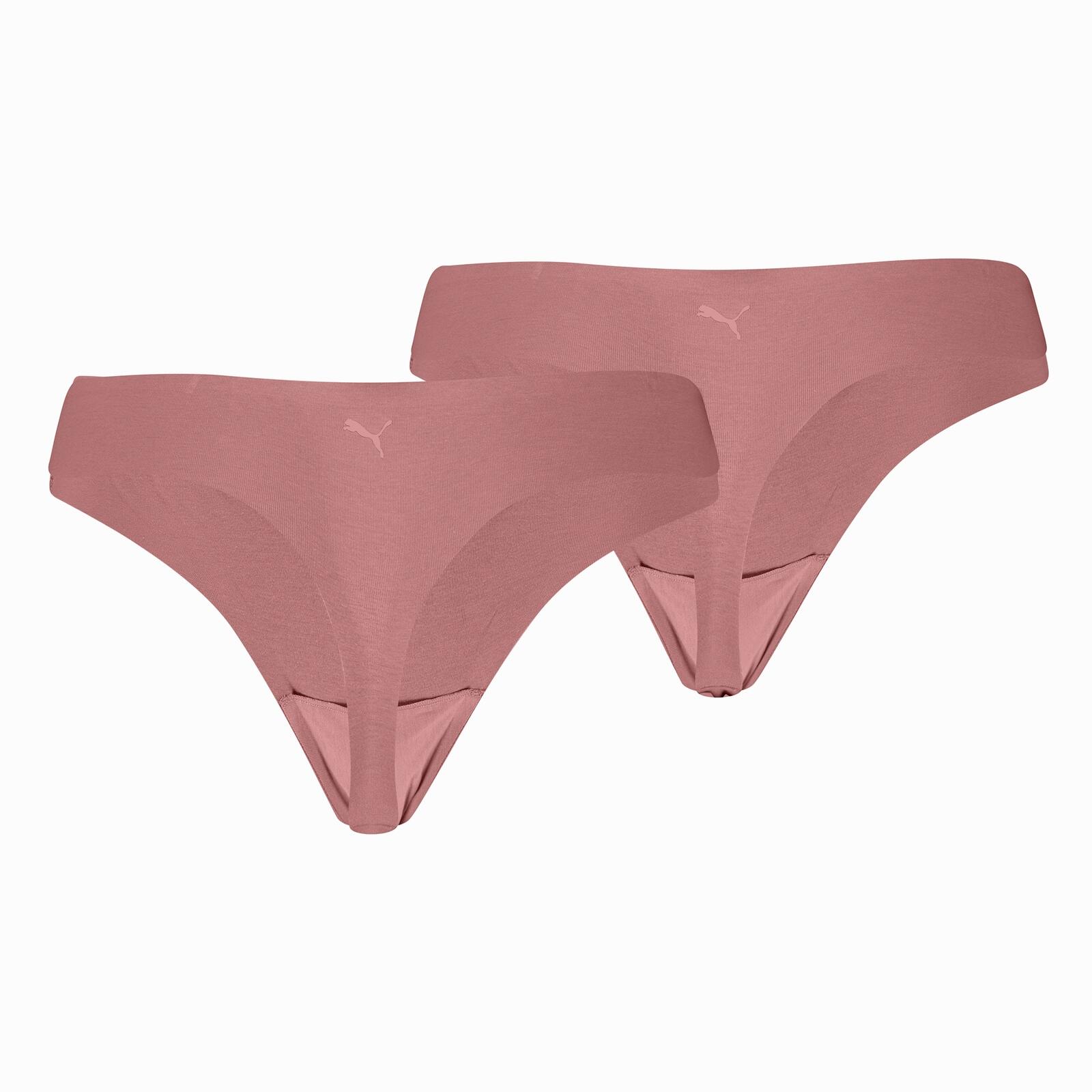 2er Pack Strings weich elastisch Damen - Invisible Ultra Soft Cotton 3/4