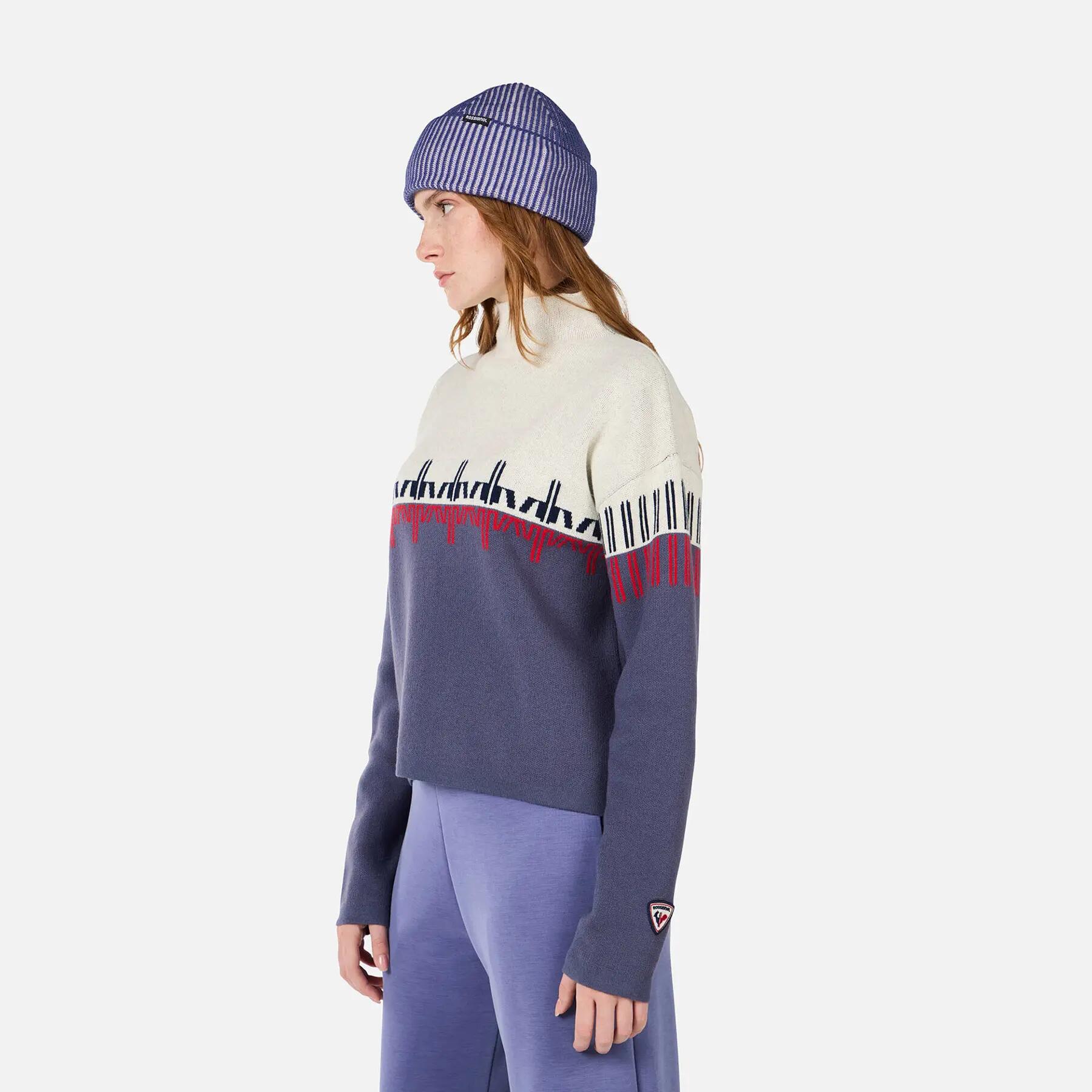 Jersey de cuello vuelto con estampado para mujer Rossignol 3/5