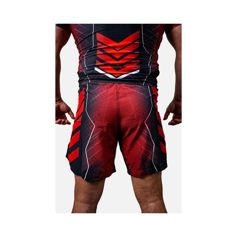 Short MMA ARMURA Kempo 3.0 Rosu Juniori