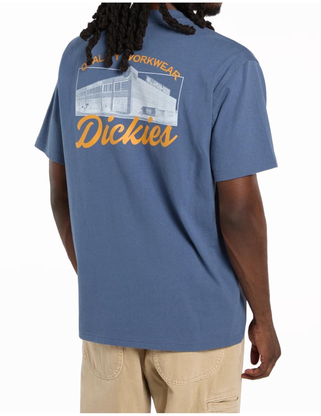 Camiseta para Hombre Dickies Wellsville  Azul 2/6