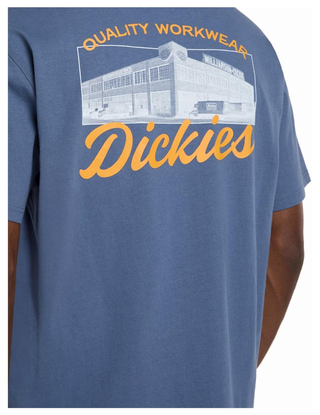 Camiseta para Hombre Dickies Wellsville  Azul 4/6