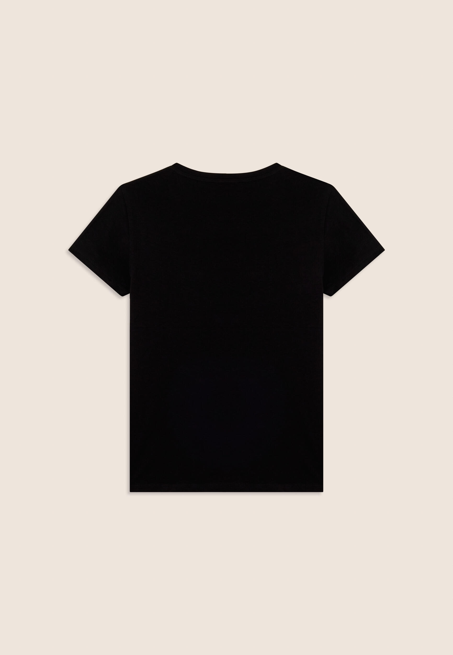 T-shirt avec paillettes et empiècement en mesh 2/3