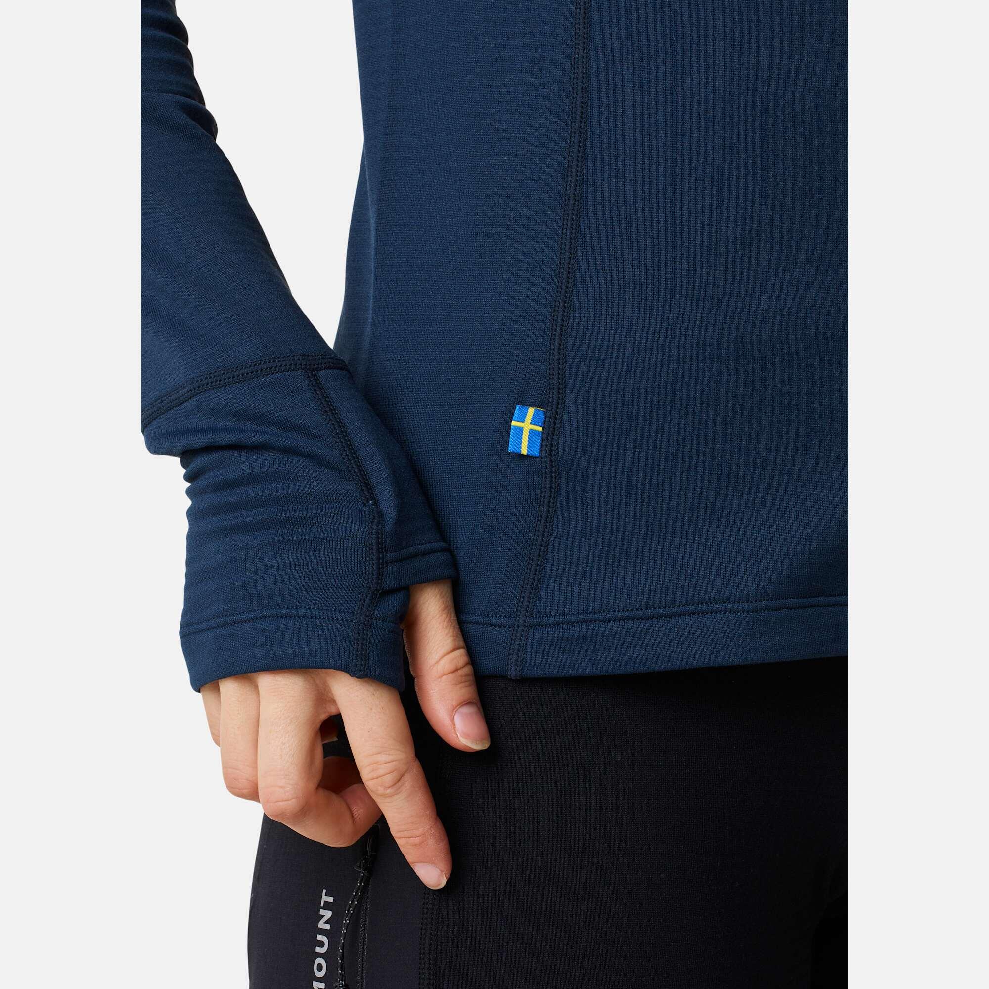 Pull randonnée femme respirant Ultra Light Tech Midlayer Full Zip entraînement 6/7
