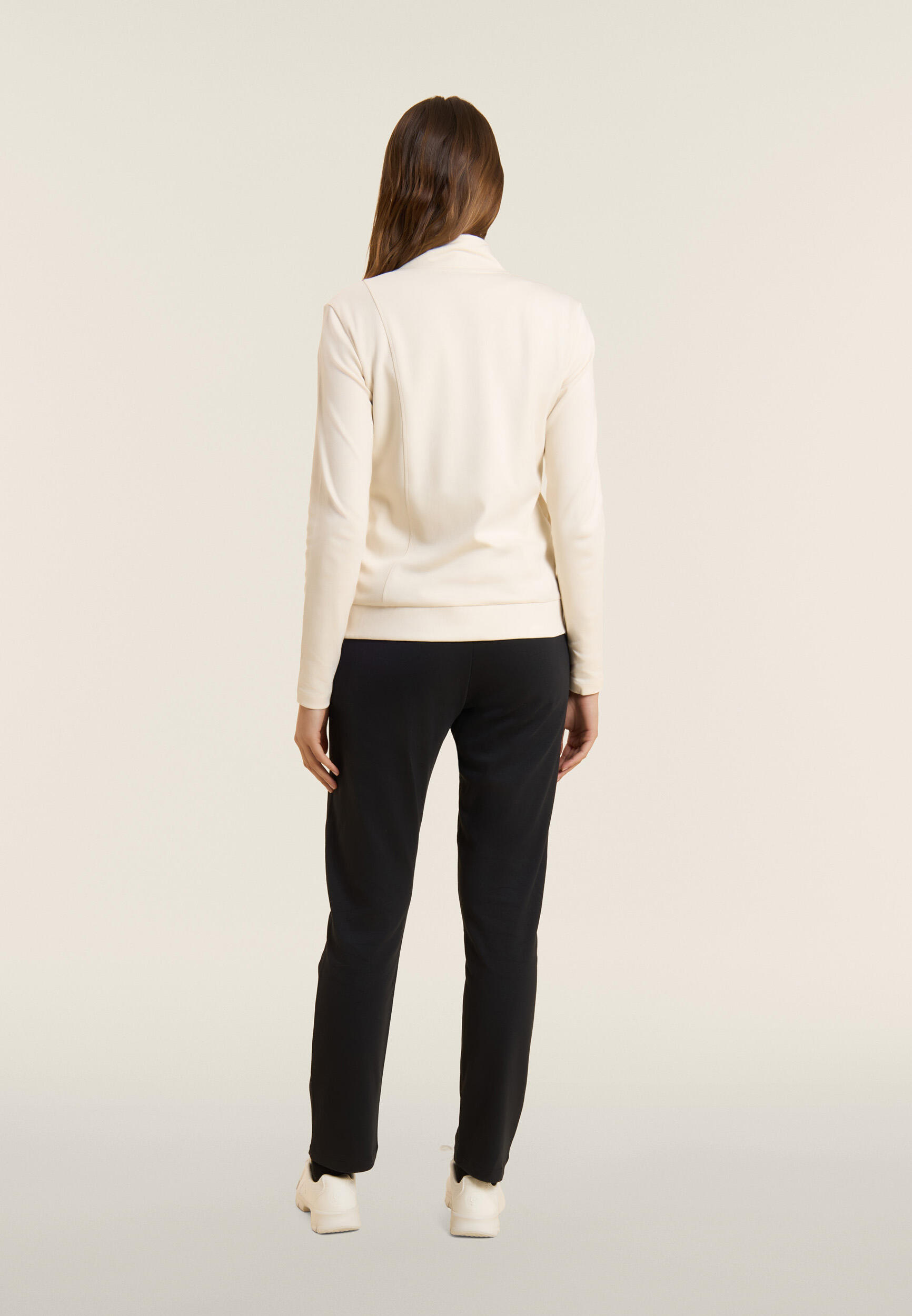 Jumpsuit met ritssluiting en hoge kraag, logo met strass-steentjes 3/5