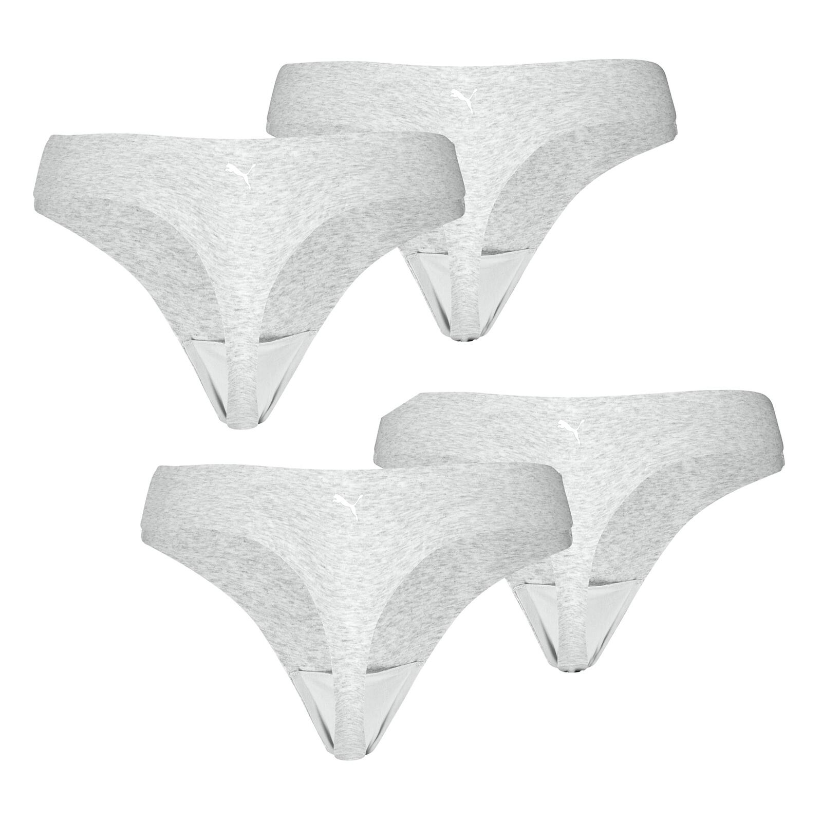 4er Pack Strings weich elastisch Damen - Invisible Ultra Soft Cotton 3/4