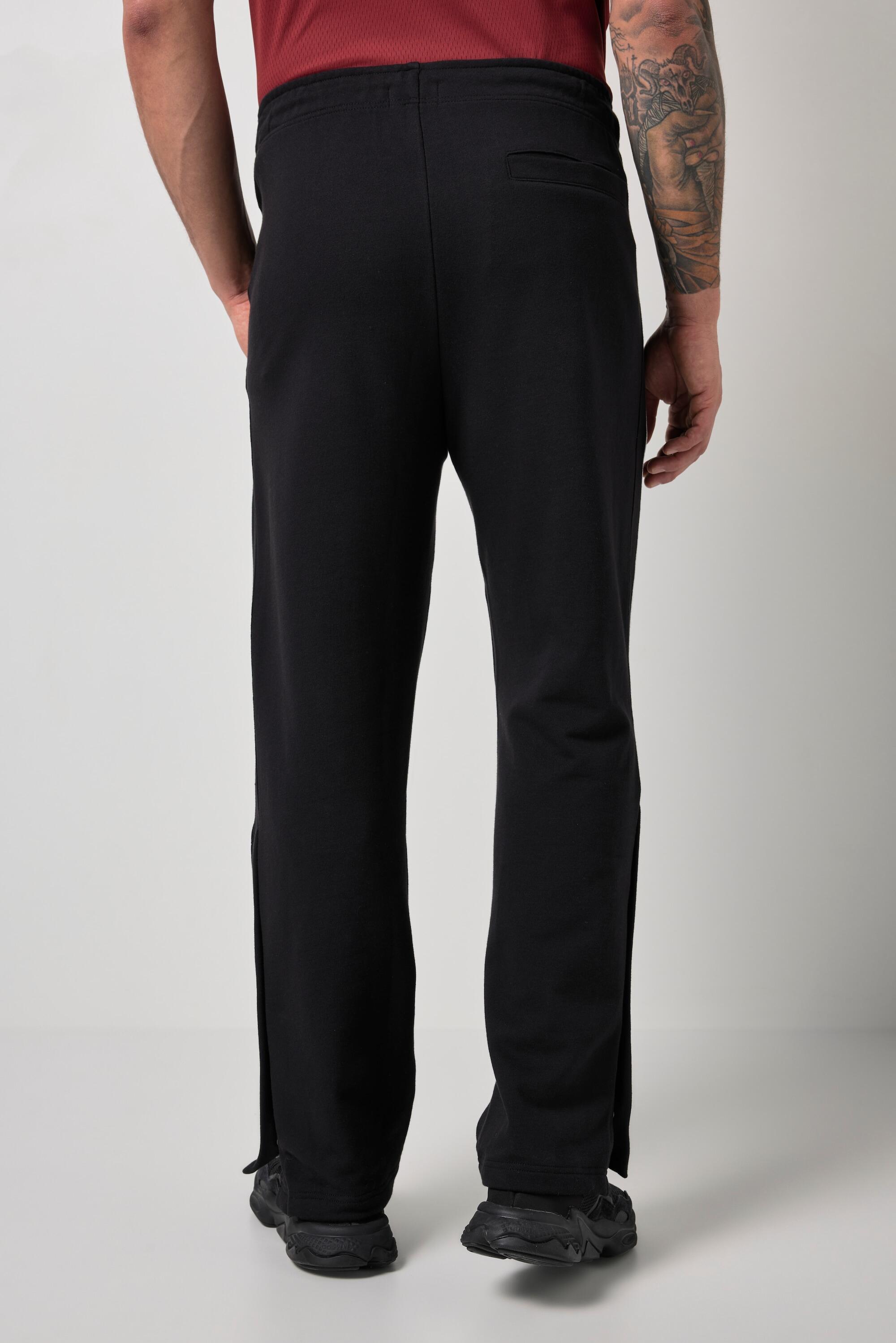 Heren joggingbroek fitness sweatstof zijstrepen Basic-Fit tot 7XL 2/7