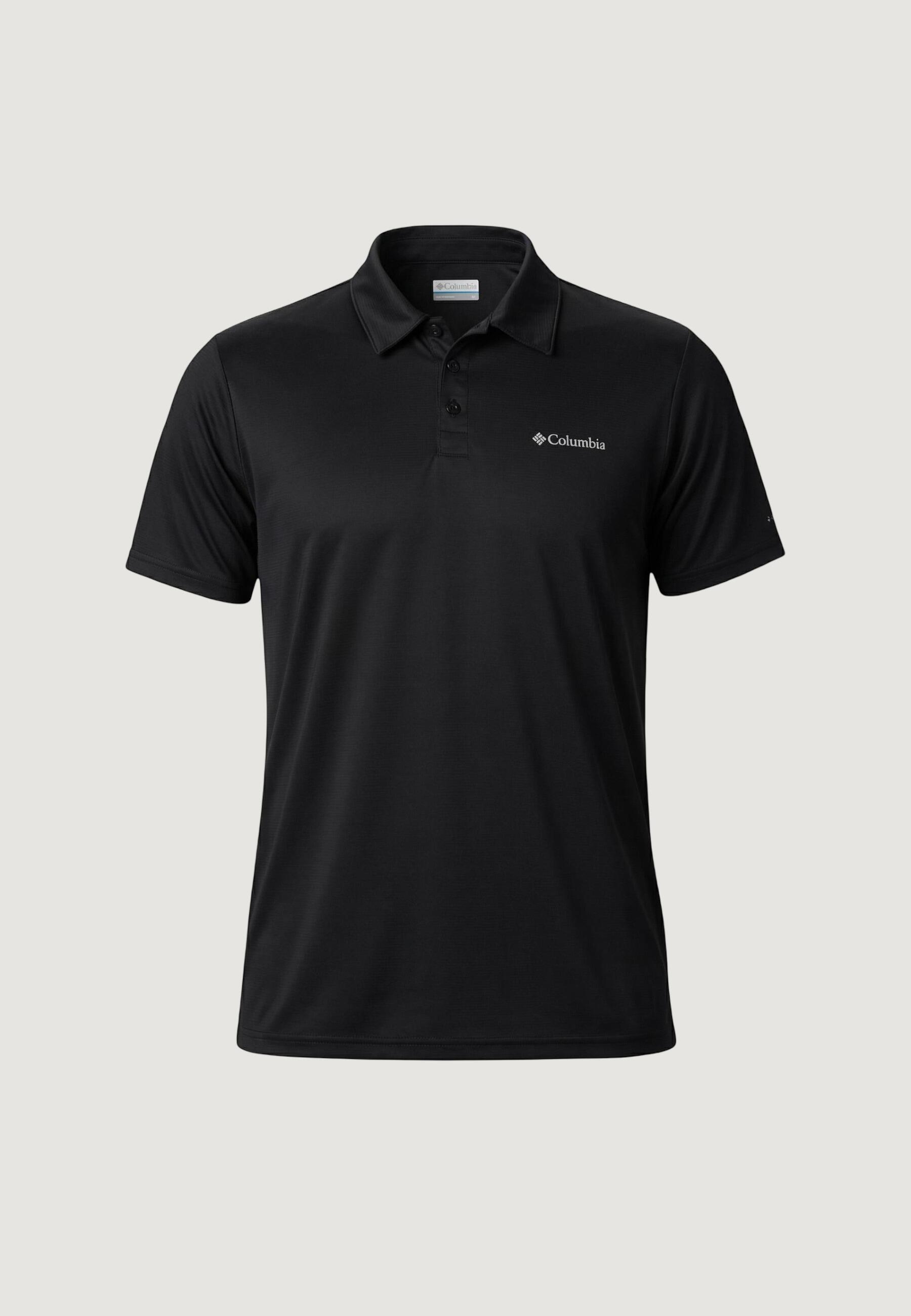 Polo maniche corte Uomo Columbia Hike™ Polo Nero 2/5