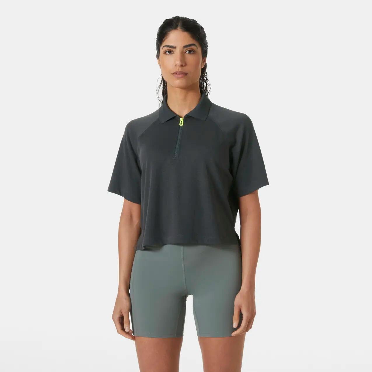 Damespolo met lange rits Helly Hansen Inshore 2/5