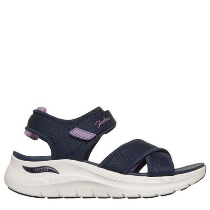 Sandalia Mujer Skechers Arch Fit 2.0 Feelin Tejido Azul