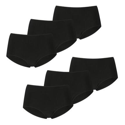 6er Pack Slips weich elastisch Damen - Cotton Modal Mini Shorts